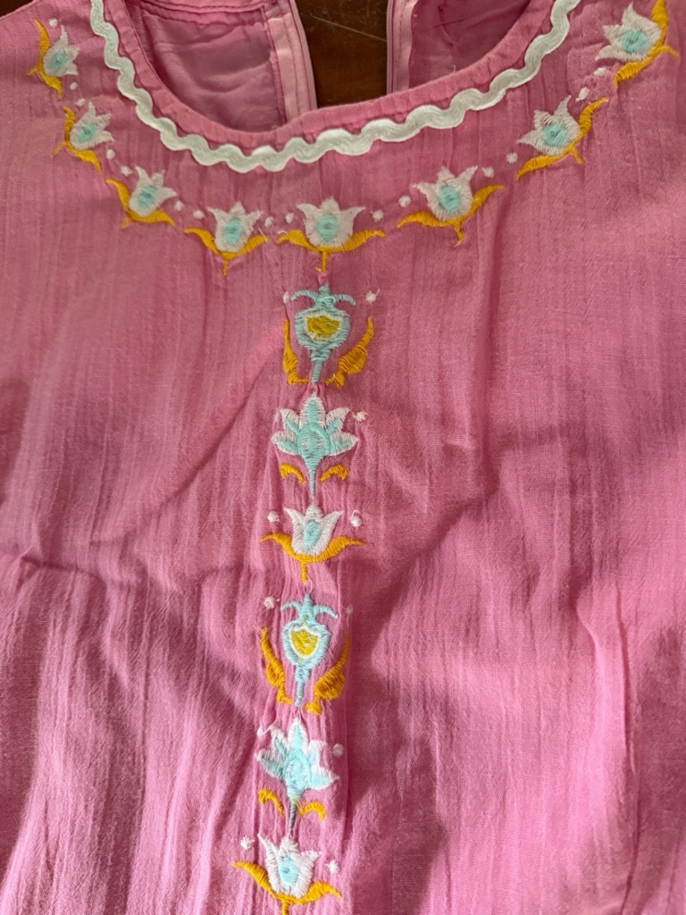 Simply Southern Pink Romantic Cottage Lace Lined Boho Dress.
Medium - Picture 2 of 4